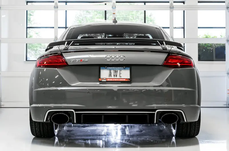 Awe Tuning Track Edition Exhaust For 2018–2019 Audi Tt Rs 8S/Rk3 – 2.5L Turbo, Diamond-Black Rs-Style Tips 2